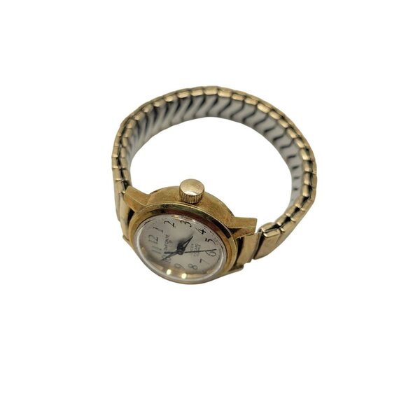 Vintage'- Ladies Dufonte Lucien Piccard- 17 Jewels Mechanical Swiss Watch-Gold p - Picture 13 of 16